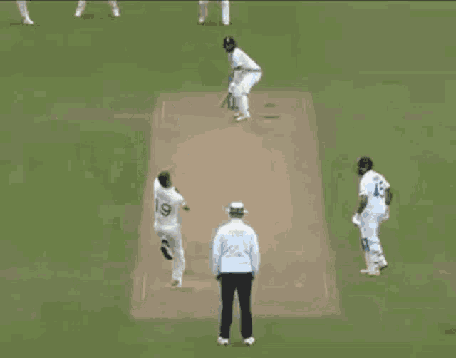 a cricket player with the number 45 on his back