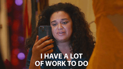 I Have A Lot Of Work To Do Mavis Beaumont GIF - I Have A Lot Of Work To Do Mavis Beaumont Michelle Buteau GIFs