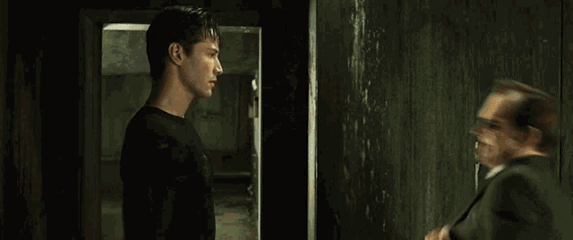 Punch Neo GIF - Punch Neo Keanu Reeves GIFs