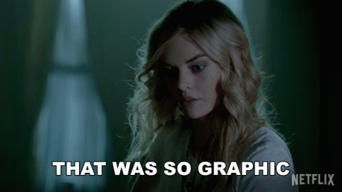 That Was So Graphic Bee GIF - That Was So Graphic Bee Samara Weaving GIFs