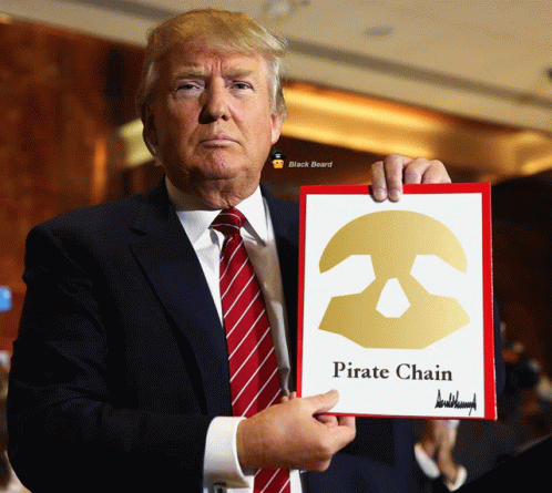 Arrr Pirate Chain GIF - Arrr Pirate Chain Donald Trump GIFs