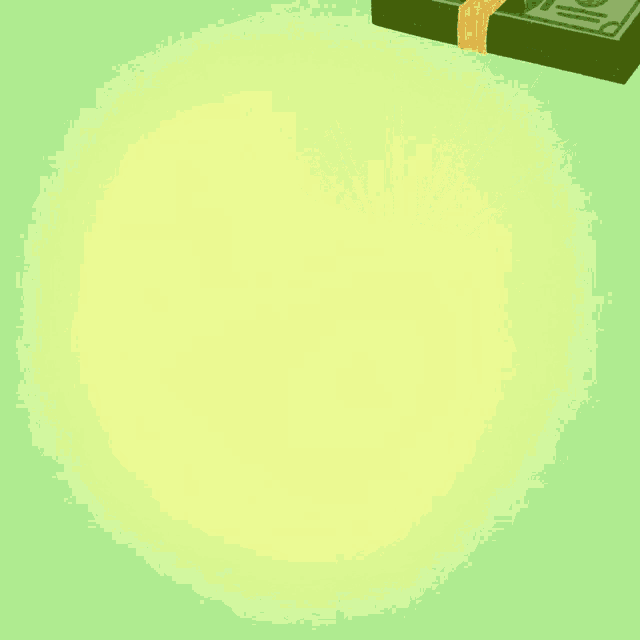 a green parachute with the word biden bucks written on it