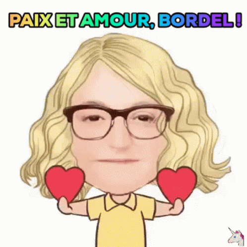 Paix Amour Barbara Laurame GIF - Paix Amour Barbara Laurame Heart GIFs