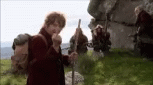 The Hobbit Martin Freeman GIF - The Hobbit Martin Freeman Middle Finger GIFs