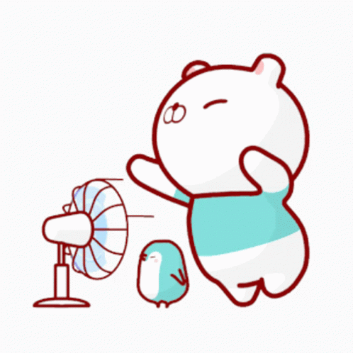 Windy Fan GIF - Windy Fan Cute GIFs