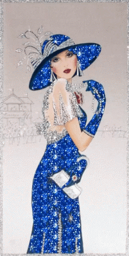 Girl Art Deco GIF - Girl Art Deco Glitter GIFs