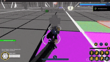 a screenshot of a video game with a time left displayed