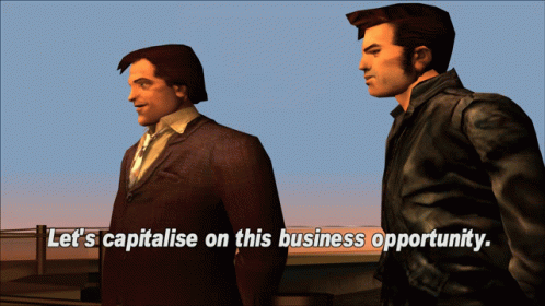 Gtagif Gta One Liners GIF - Gtagif Gta One Liners Lets Capitalise On This Business Opportunity GIFs