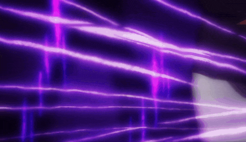 a purple and black background with a few lines