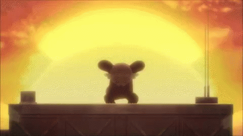 Teddy Bear Sunset GIF - Teddy Bear Sunset GIFs