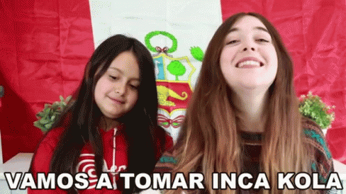Vamos A Tomar Inca Kola Happy GIF - Vamos A Tomar Inca Kola Happy Esther Youtube GIFs