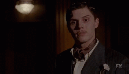 Evan Peters James March GIF - Evan Peters James March Stare GIFs