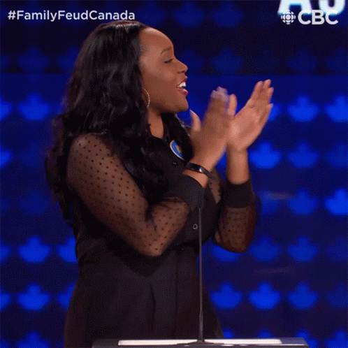 Clapping Family Feud Canada GIF