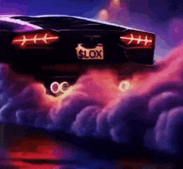 a car with a license plate that says slox