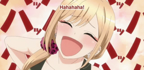 Marin Kitagawa Anime Laughing Anime GIF - Marin Kitagawa Anime Marin Kitagawa Laughing Anime GIFs