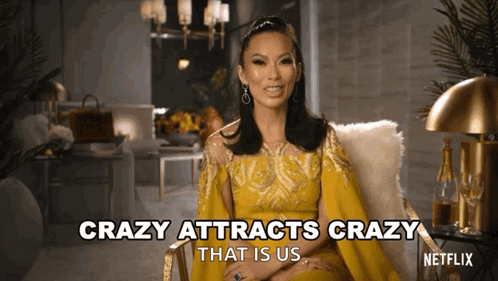 Crazy Attracts Crazy Christine Alexandra Chiu GIF - Crazy Attracts Crazy Christine Alexandra Chiu Bling Empire GIFs