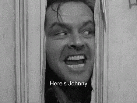 Jonny Creepy GIF - Jonny Creepy Heres Johnny GIFs