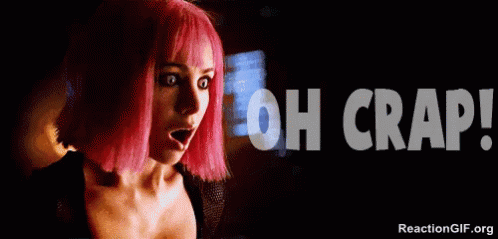 Oh Crap! - Lost Girl GIF - Oh Crap Pink Wig Lost Girl GIFs
