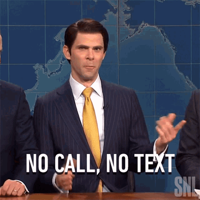 No Call No Text Donald Trump Jr GIF - No Call No Text Donald Trump Jr Saturday Night Live GIFs