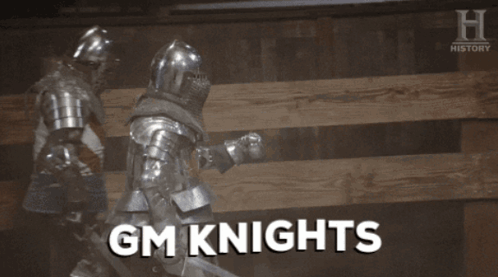 Gm Knights GIF - Gm Knights Knight GIFs