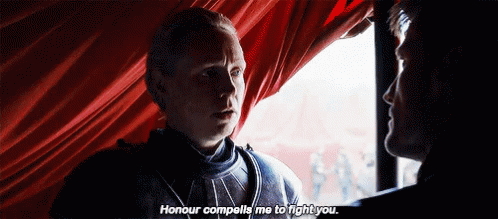 Fightme Honor GIF - Fightme Honor Game Of Thrones GIFs