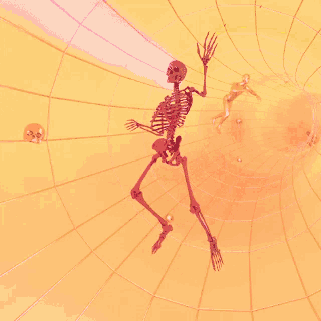 Last Lauf Skeleton GIF - Last Lauf Skeleton Flying GIFs