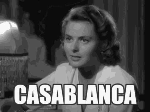 Casablanca Amor GIF - Casablanca Amor Pelicula GIFs