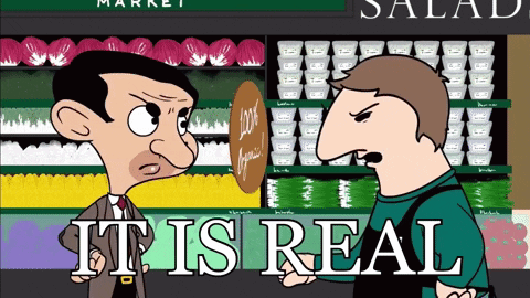 Mr Bean Mr Bean Wholefoods GIF - Mr Bean Mr Bean Wholefoods It Is Real GIFs