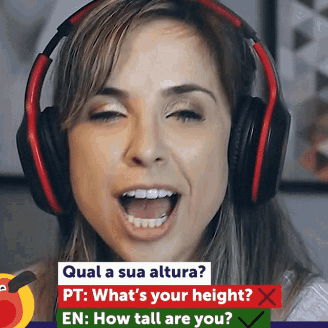 Qual A Sua Altura Carina Fragozo GIF - Qual A Sua Altura Carina Fragozo English In Brazil GIFs