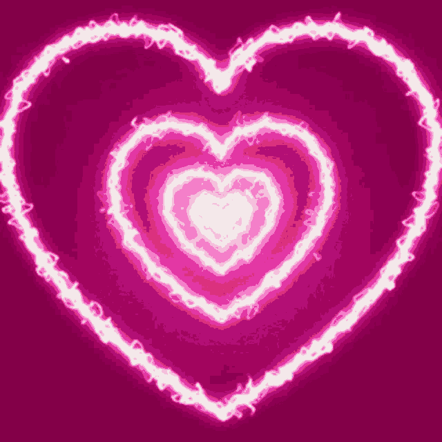 a pink background with a heart made of lightning coming out of it