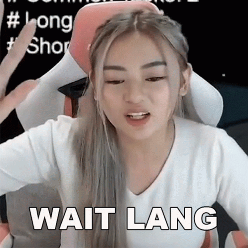 Wait Lang Lhea Bernardino GIF - Wait Lang Lhea Bernardino Teka Lang GIFs