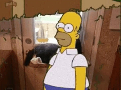 Homer Simpson Hiding GIF - Homer Simpson Hiding Disappear GIFs