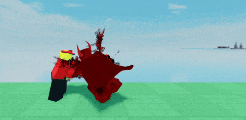 a video game character is being attacked by a demon