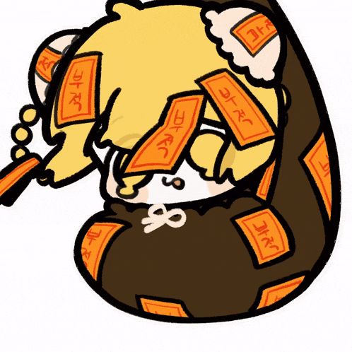 a drawing of a cat with chinese writing on its face