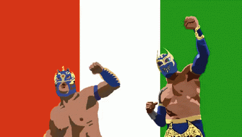 Wrestling Flag Of Mexico GIF - Wrestling Flag Of Mexico Yes GIFs