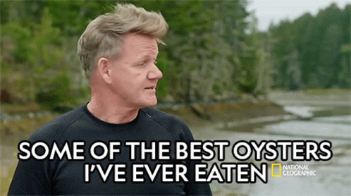 Some Of The Best Oysters Ive Ever Eaten Gordon Tries Smoked Oysters GIF - Some Of The Best Oysters Ive Ever Eaten Gordon Tries Smoked Oysters I Love These Oysters GIFs