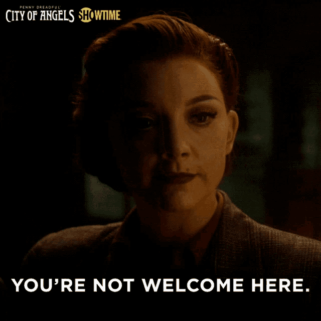 penny dreadful city of angels showtime poster with a woman in the dark