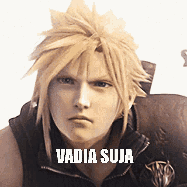 a picture of cloud strife from final fantasy vii