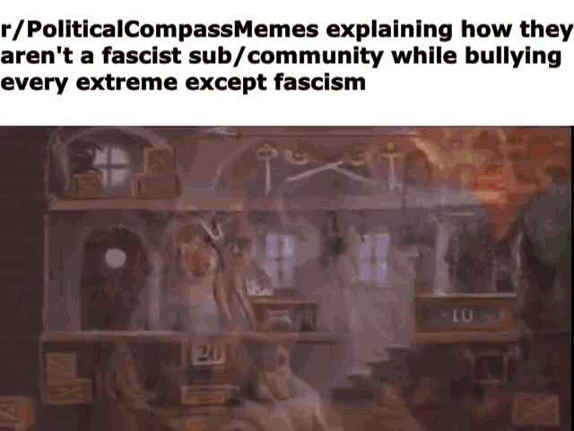 r / politicalcompassmemes is explaining how they aren 't a fascist sub / community while bullying