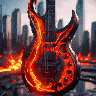 Guitar Fire GIF - Guitar Fire Guitaronfire GIFs
