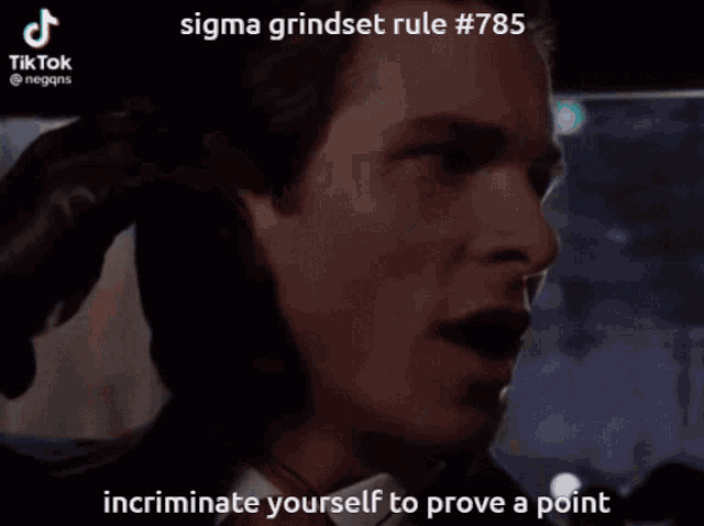 Incriminate Yourself To Prove A Point Sigma Grindset GIF - Incriminate Yourself To Prove A Point Sigma Grindset Sigma GIFs