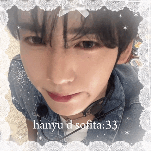 a picture of a boy with the name hanyu d sofita 33