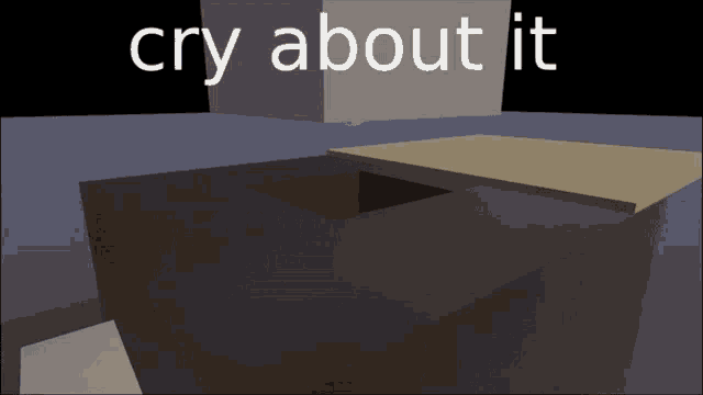 Cry About It Cry GIF - Cry About It Cry Blender GIFs
