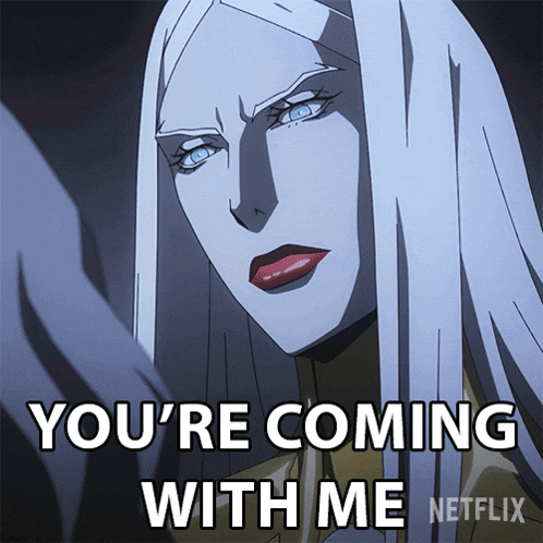 Youre Coming With Me Carmilla GIF - Youre Coming With Me Carmilla Castlevania GIFs