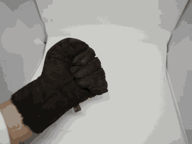 장갑 겨울 털장갑 가죽장갑 GIF - Gloves Winter Gloves Leather GIFs