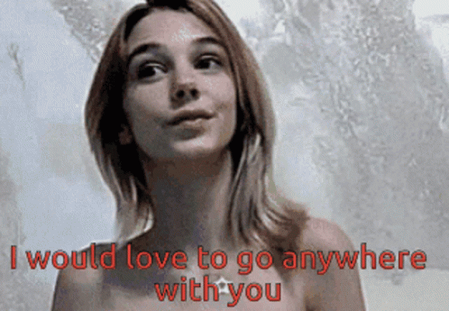 I Would Love To Go Anywhere With You Smile GIF - I Would Love To Go Anywhere With You Smile Cute GIFs