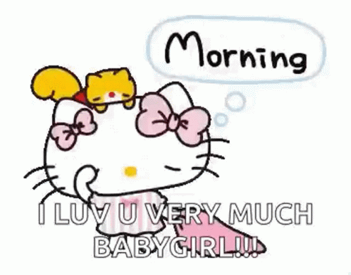 Hello Kitty Morning GIF - Hello Kitty Morning Sleepy GIFs