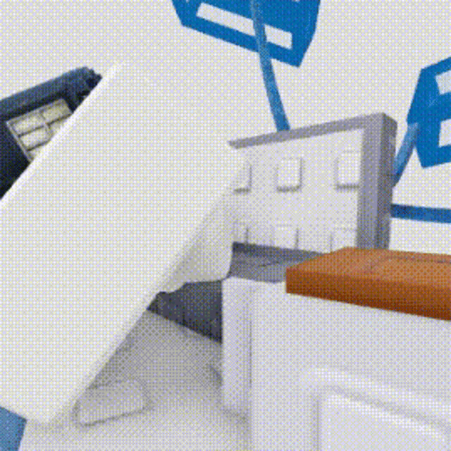 a police box is sitting on top of a bed next to a telephone .