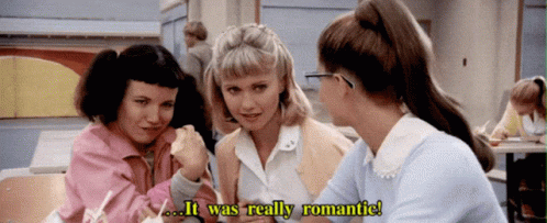 Grease Sandy Olsson GIF - Grease Sandy Olsson It Was Really Romantic GIFs