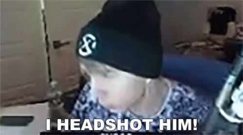 I Headshot Him Snood GIF - I Headshot Him Snood Headshot GIFs